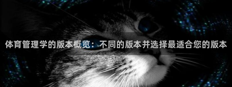 必一体育没了：体育管理学的版本概览：不同的版本并选择最适合您